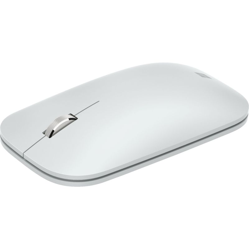Front Zoom. Microsoft - Modern Mobile Wireless BlueTrack Mouse - Glacier