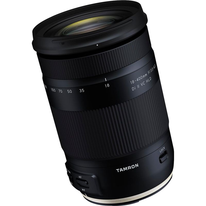 Angle Zoom. Tamron - 18-400mm F/3.5-6.3 Di II VC HLD All-In-One Telephoto Lens for Canon APS-C DSLR Cameras - black