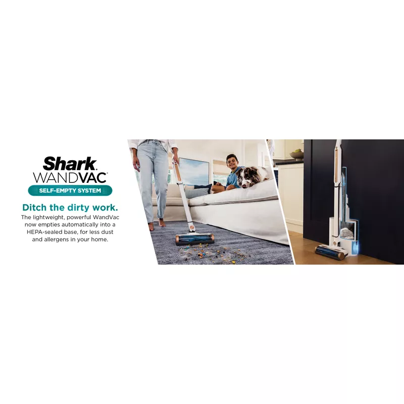 Shark - Wandvac Self-Empty Ultra Lightweight Cordless Vac System