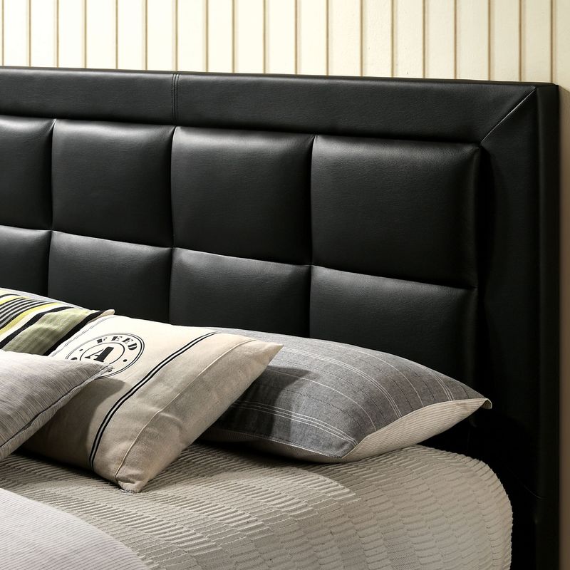 Furniture of America Zuir Contemporary Black 2-piece Bedroom Set - Queen