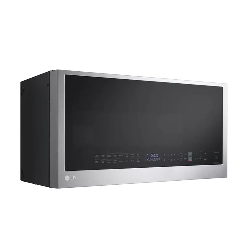 LG - 1.7 cu. ft. Smart Wi-Fi Enabled Over-the-Range Convection Microwave Oven with Air Fry
