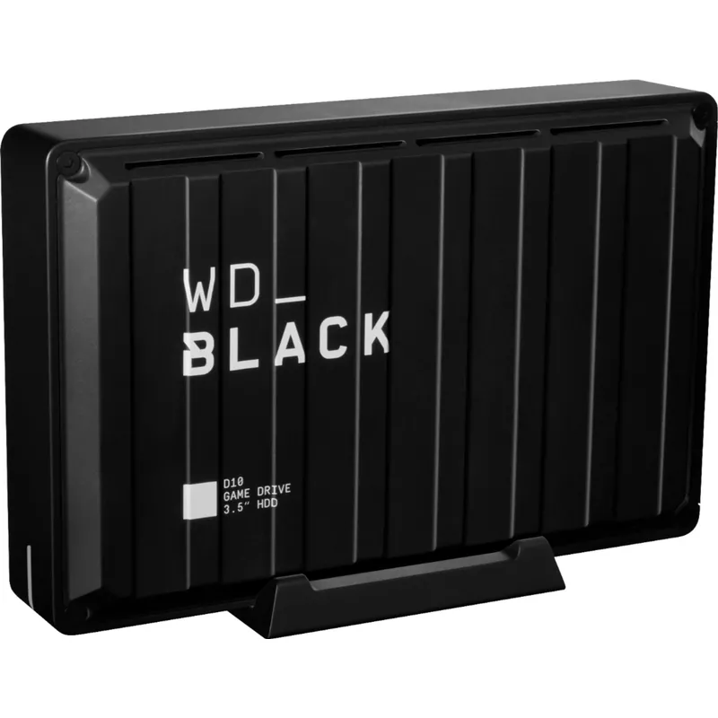 WD - BLACK D10 8TB External USB 3.2 Gen 1 Portable Hard Drive - Black