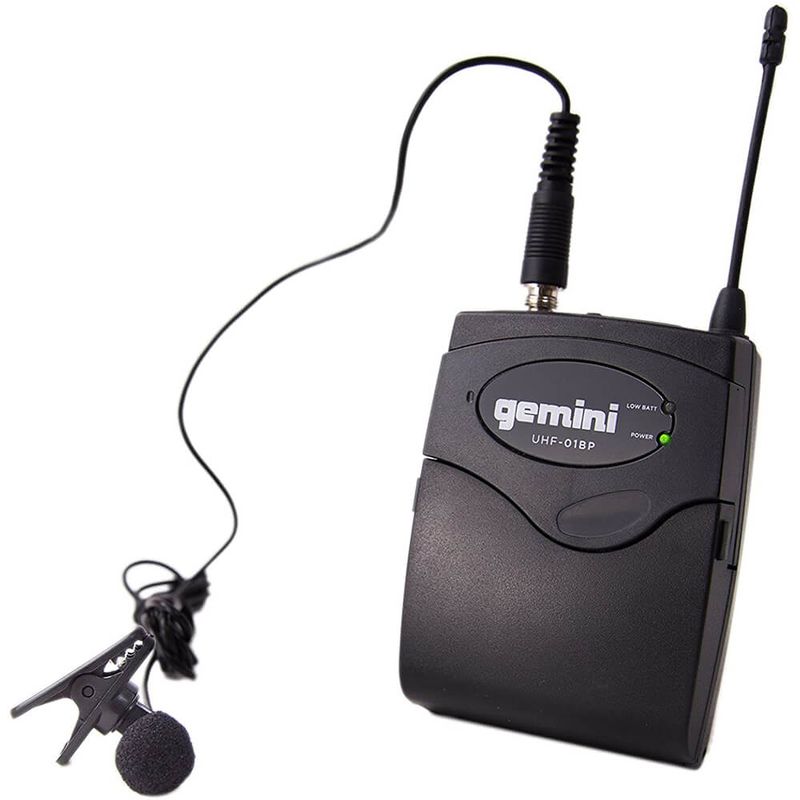 Gemini 533.7 MHz + 537.2 MHz 2 Channel Wireless Headset - Black