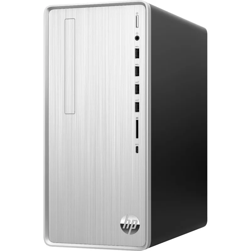 HP - Pavilion Desktop - AMD Ryzen 7 - 16GB Memory - 1TB SSD - Natural Silver
