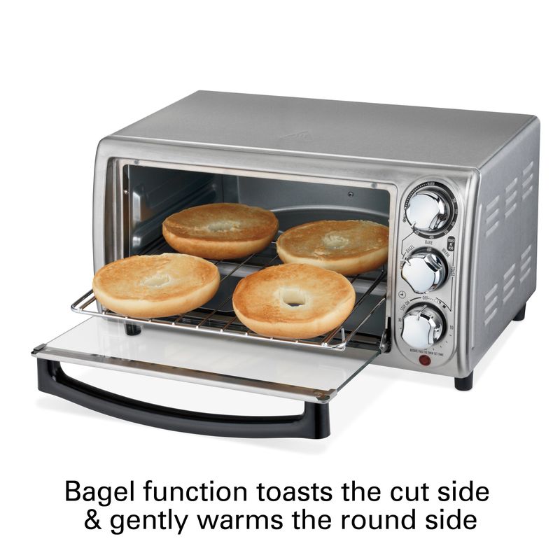 Hamilton BeachÂ® 4 Slice Toaster Oven - Stainless Steel