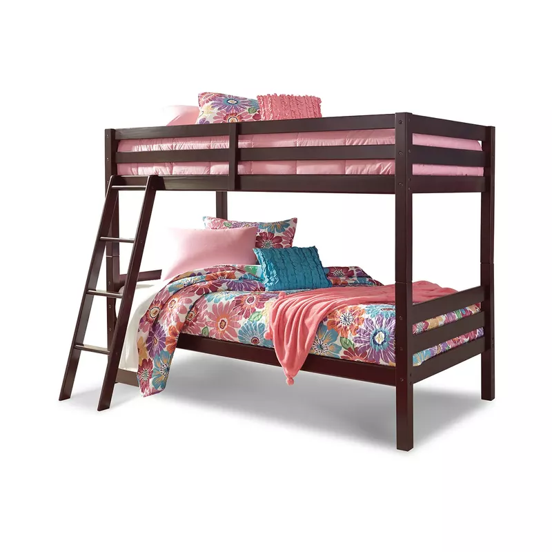 Halanton Twin/Twin Bunk Bed w/Ladder