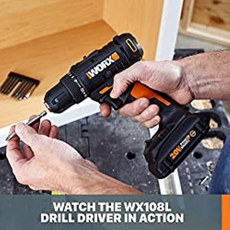 Worx 20V 1/2" Drill/Driver Power Share - WX100L (Battery & Charger Included)