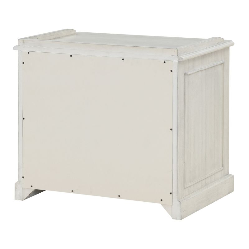 Country Meadows File Cabinet - Antique White