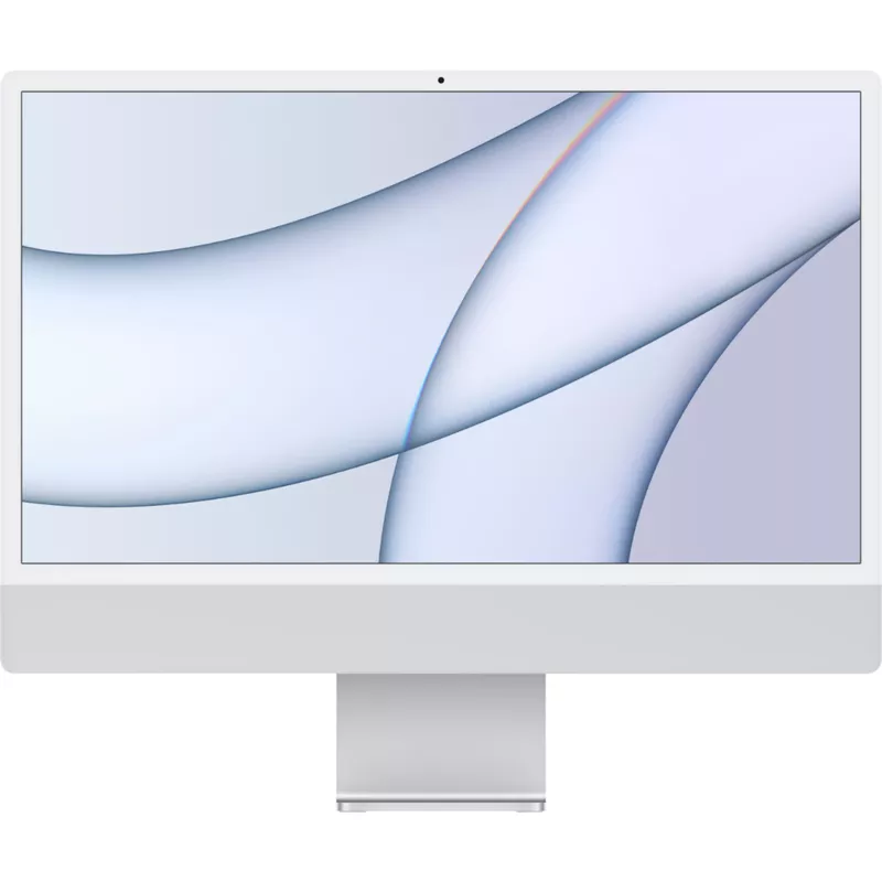 iMac 24" with Retina 4.5K display All-In-One - Apple M1 - 8GB Memory - 256GB SSD - w/Touch ID (Latest Model) - Silver