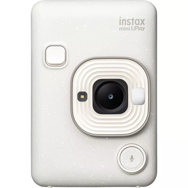 Fujifilm - INSTAX MINI LIPLAY Hybrid Instant Camera - Misty White