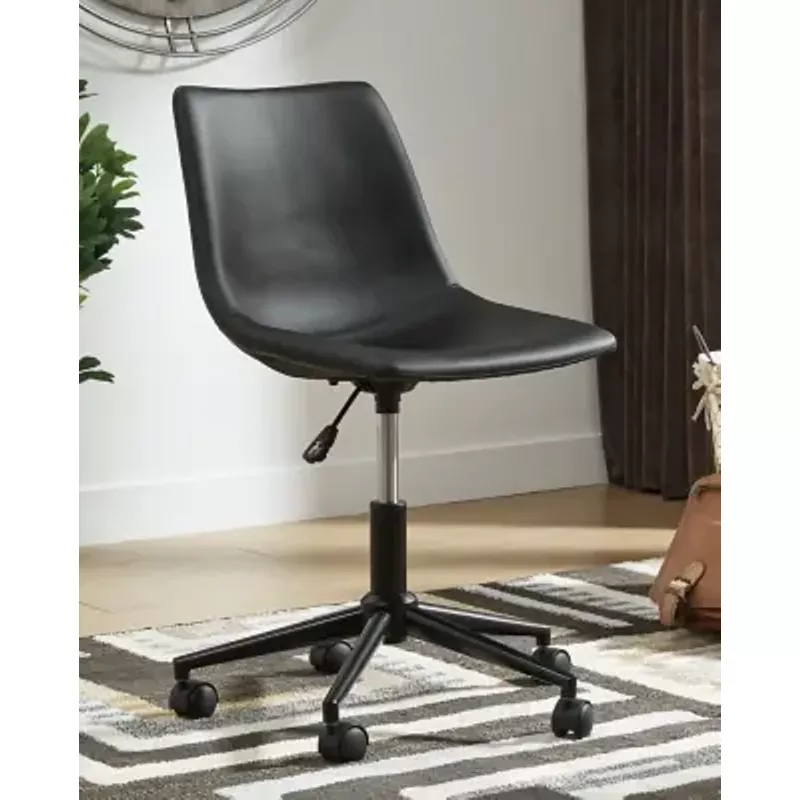 Black Office Chair Program Home Office Swivel Desk Chair