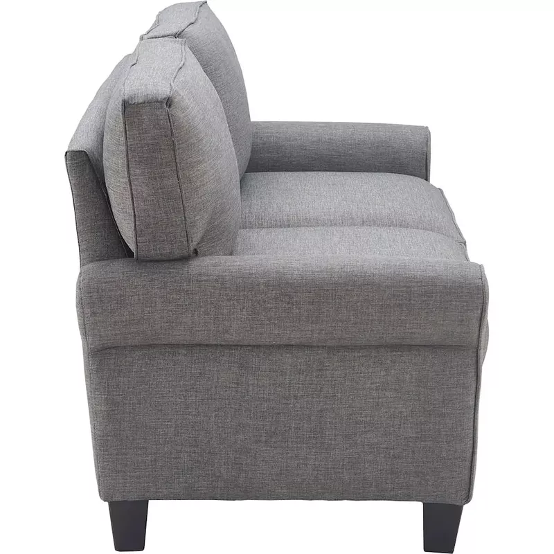 Serta - Copenhagen 3-Seat Fabric Sofa - Gray