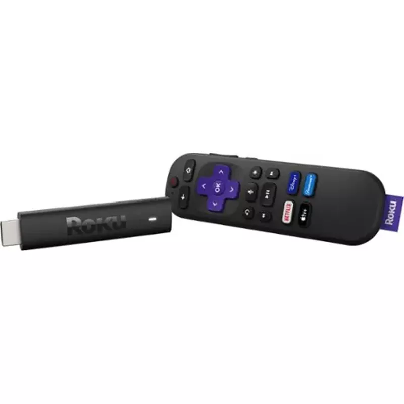 Roku Streaming Stick 4K ,  Streaming Device with Voice Remote and Long-Range Wi-Fi - Black