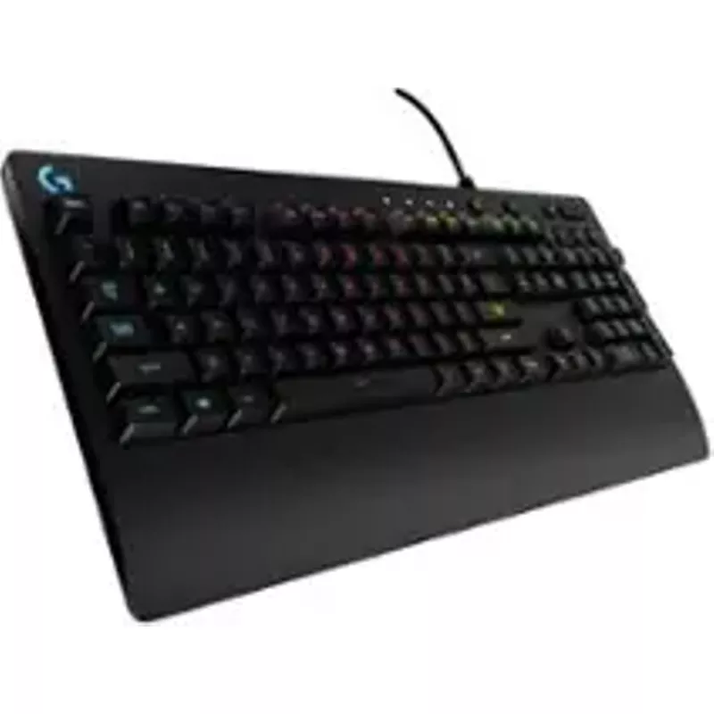 Logitech - Prodigy G213 Full-size Wired Membrane Gaming Keyboard with RGB Backlighting - Black