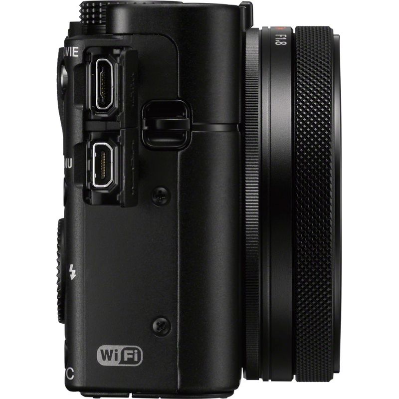 Alt View Zoom 2. Sony - Cyber-shot DSC-RX100 V 20.1-Megapixel Digital Camera - Black