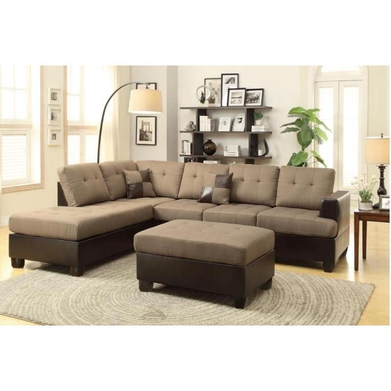 Jason 3-piece Sectional Sofa - tan