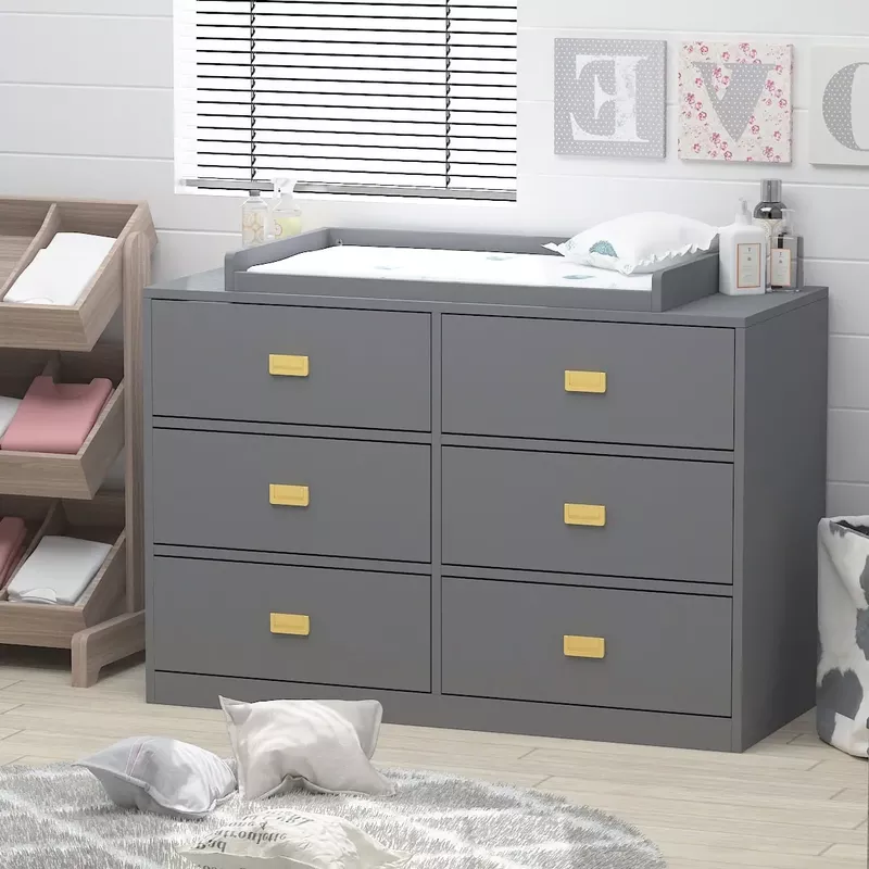 Home living room locker bedroom underwear storage cabinet - Grey