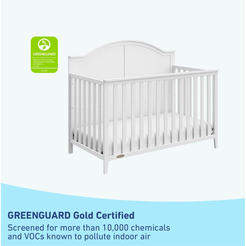 Graco Wilfred 5-in-1 Convertible Crib - White