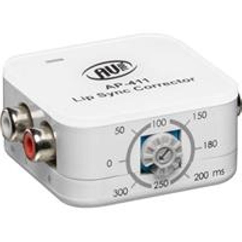 AV Toolbox AP-411 Lip Sync Corrector, Up to 300ms Delay, Stereo RCA Connectors