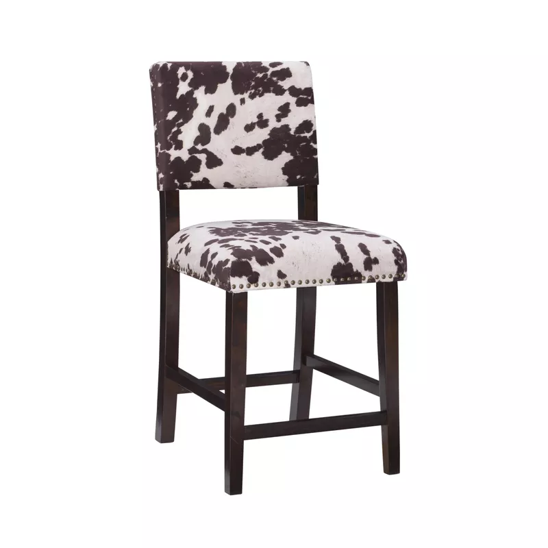 Wilbeth Counter Stool Brown Cow