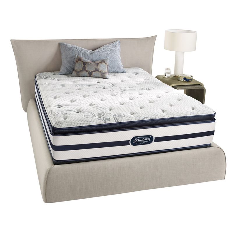 Beautyrest Recharge 'Maddyn' Plush Pillow Top Queen-size Mattress Set - Standard Set