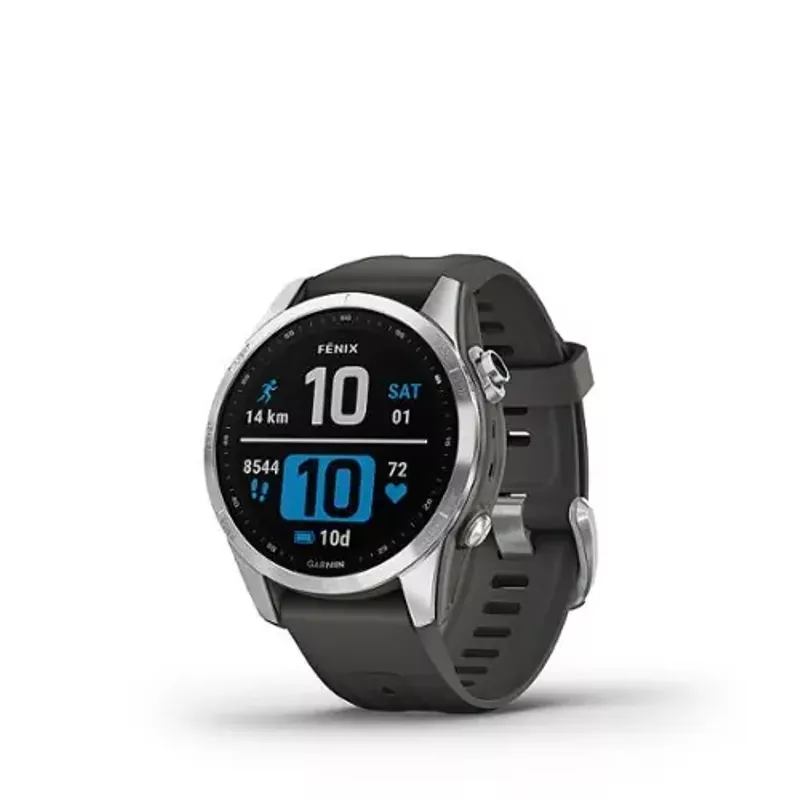 Garmin - fnix 7S GPS Smartwatch 42 mm Fiber-reinforced polymer - Silver