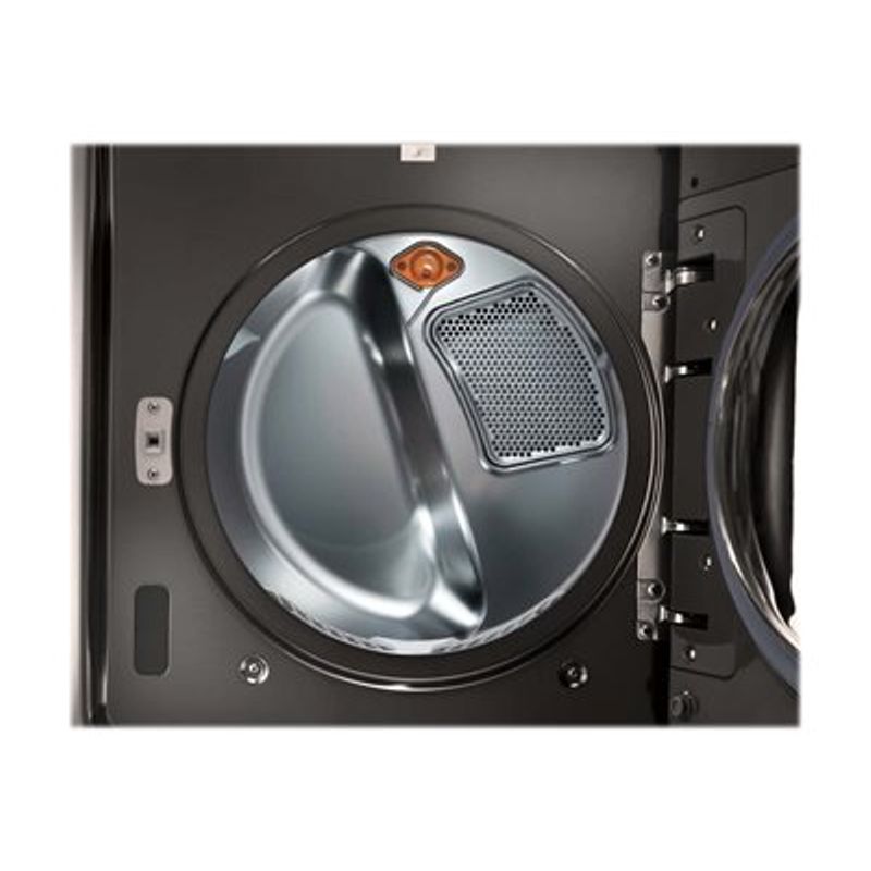 LG DLGX9501K LG SIGNATURE 9.0 Mega Capacity TurboSteam Gas Dryer in Black Stainless Steel