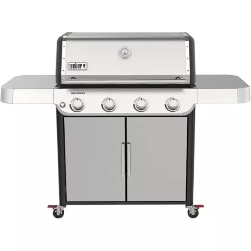 Weber - GENESIS S-415 Propane Gas Grill - Stainless Steel