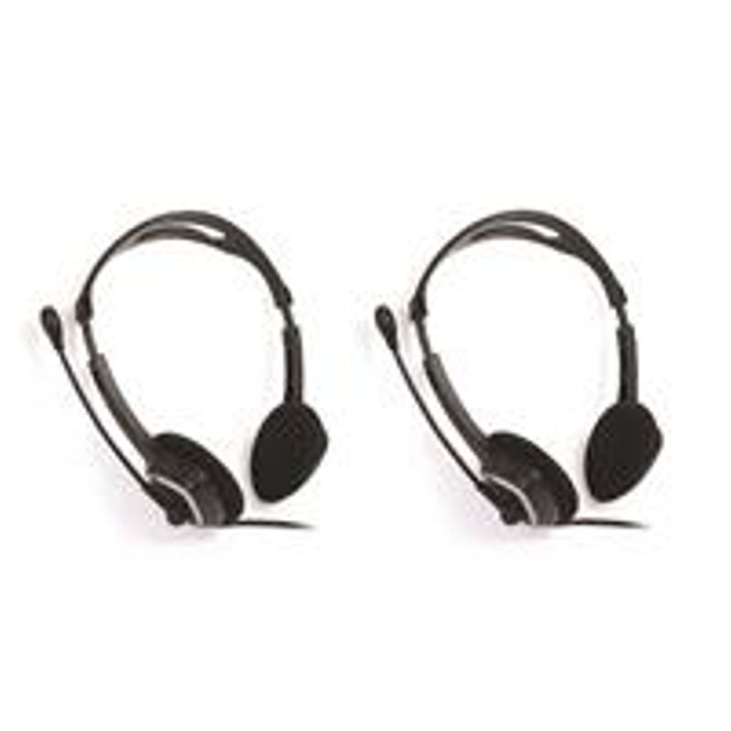 iMicro IM320 USB Headset with Microphone, 2-Pack