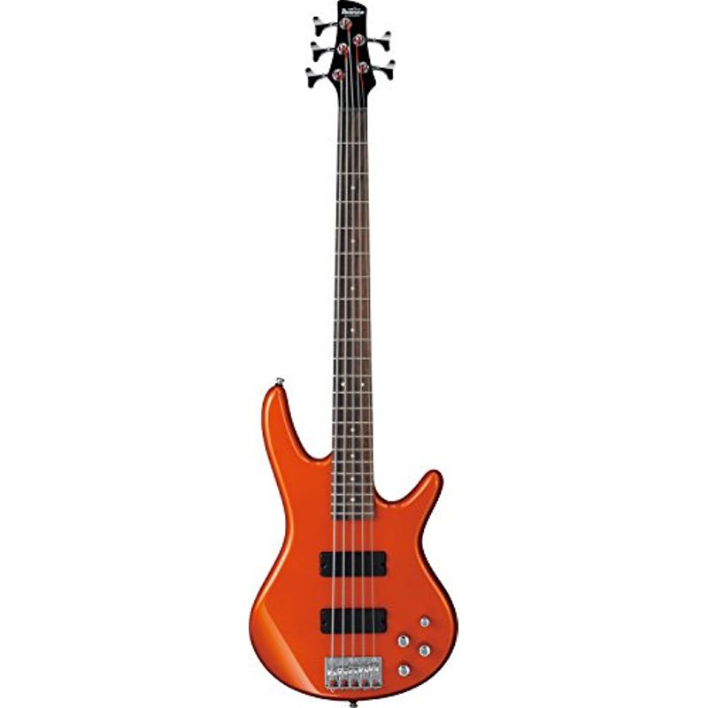 Ibanez GSR 5 String Bass Guitar, Right, Roadster Orange Metallic (GSR205ROM)