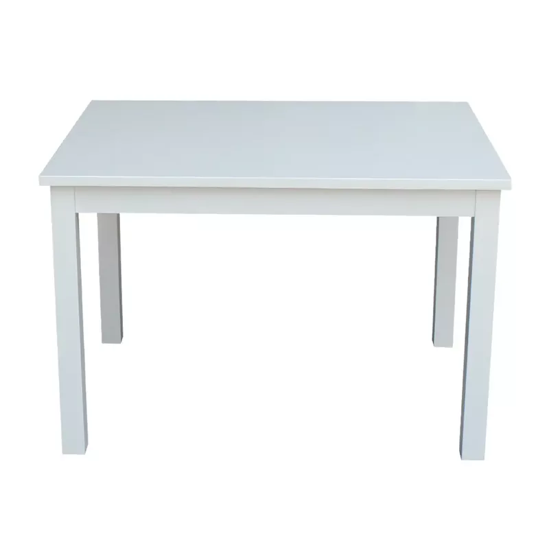 Mission Solid Wood Children's Table - White