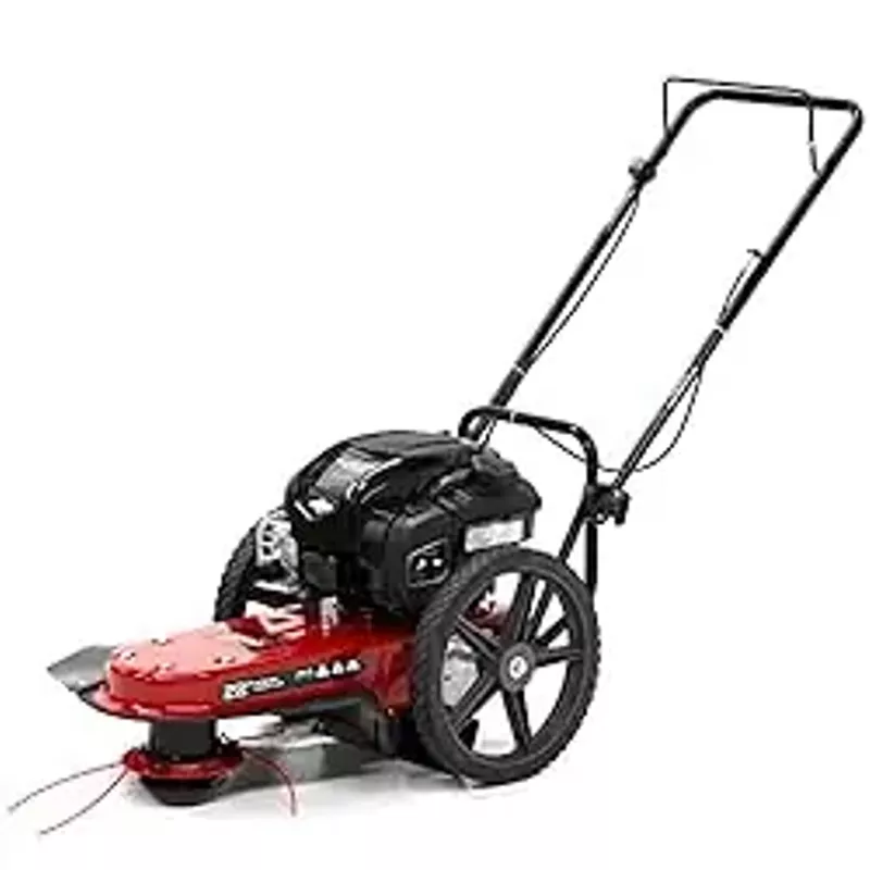 Toro Walk Behind String Mower, 163cc Briggs and Stratton 4-Cycle Engine, 22-Inch Cutting Diameter, Large 14" Wheels, Heavy Duty Replaceable Cutting Lines, 58620