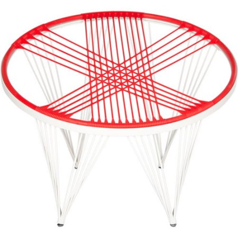 SAFAVIEH Launchpad Red Chair - 36"x36"x28" - FOX9800B