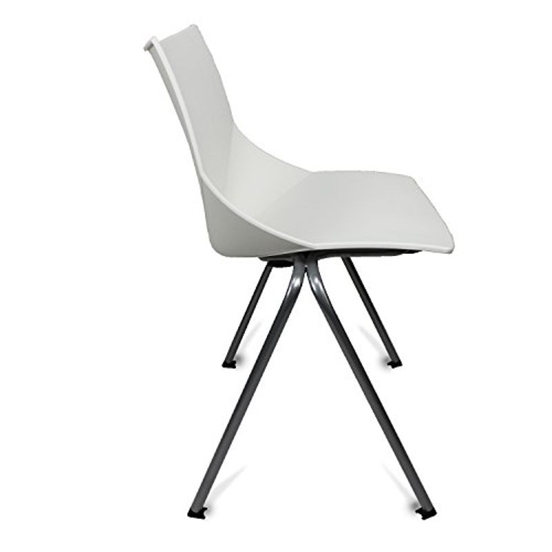 GloDea Shell Outdoor Chair (Set of 2), White