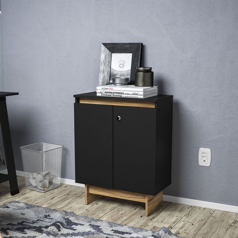 Boahaus Fingal Storage Cabinet - N/A - Painted - Black