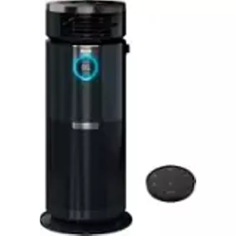 Shark - 3-in-1 Max Air Purifier, Heater & Fan with NanoSeal HEPA, Cleansense IQ, Odor Lock, for 1000 Sq. Ft - Charcoal Grey