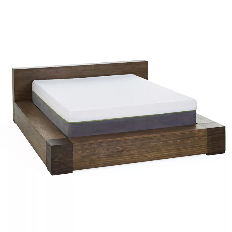 FlexSleep 12" Medium Copper Gel Infused Queen Premium Memory Foam Mattress/Bed-in-a-Box