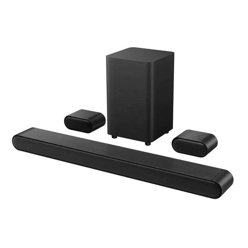 TCL - S4510 5.1 Channel S-Class Soundbar with Wireless Subwoofer and Rear Speakers, DTS Virtual:X - Black