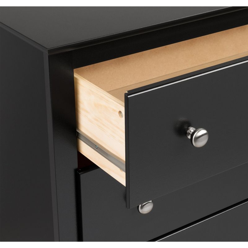 Sonoma Transitional Black Laminate 5-drawer Chest - Black