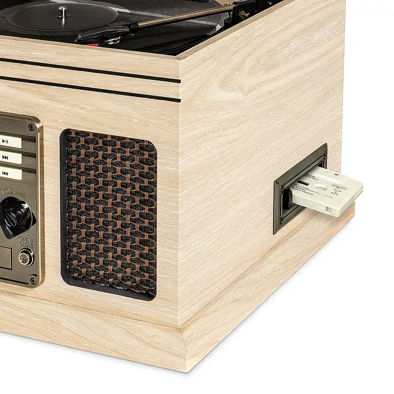 Victrola - Quincy Wood Bluetooth Record Player - Natural