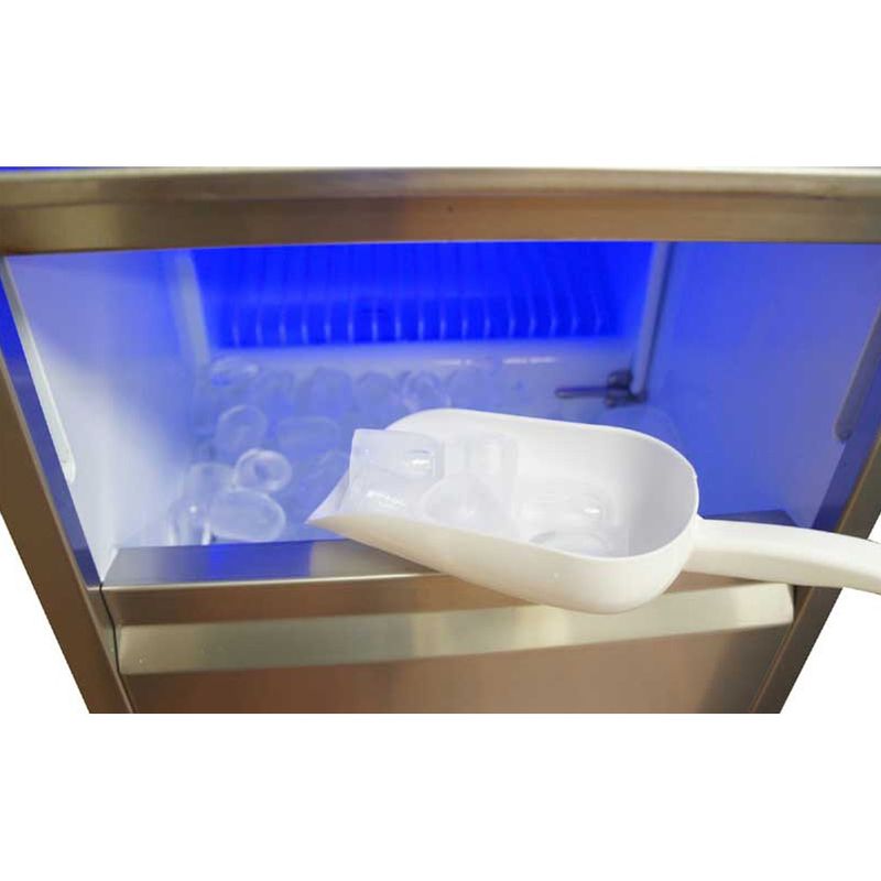 Sunpentown 44 lbs Automatic Stainless Steel Ice Maker - Ice Maker