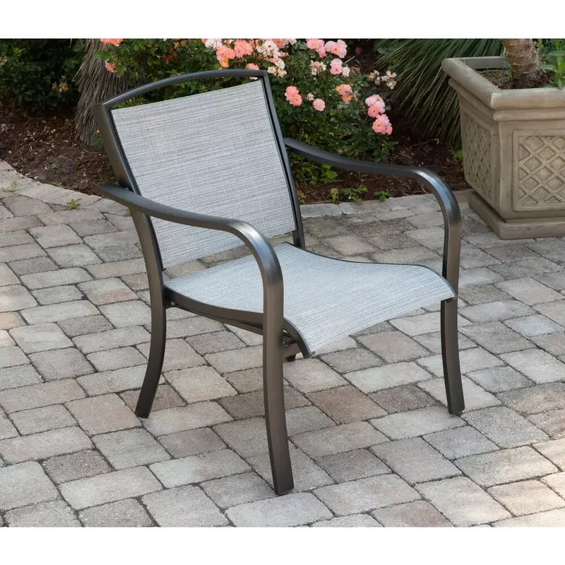 Commercial Sling Aluminum Side Chair