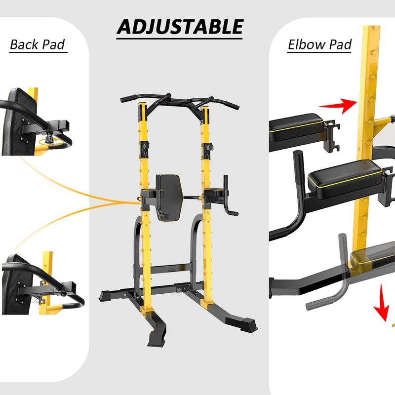 Ainfox Power Tower Exercise Equipment Multi-funtion - Yellow