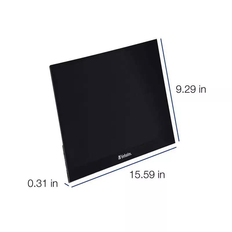 Verbatim PMT-17 17.3" 16:9 Full HD Touchscreen Portable IPS LCD HDR Monitor