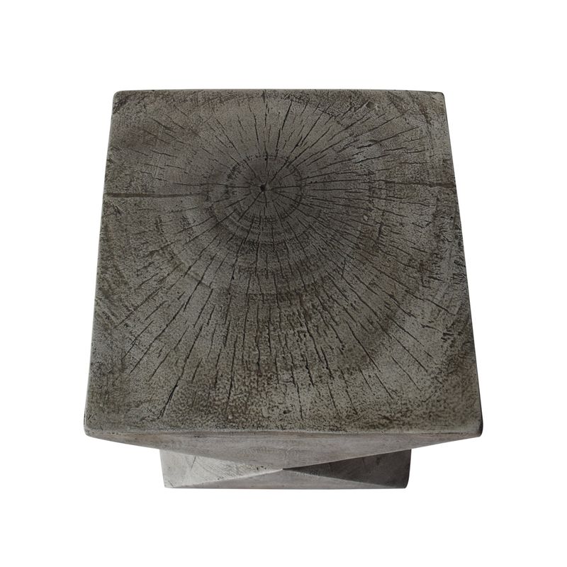 Waylon Outdoor Light-Weight Concrete Side Table by Christopher Knight Home - Light Gray