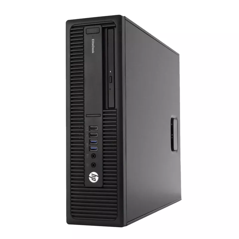 HP EliteDesk 800G2 Desktop Computer, 3.2 GHz Intel i5 Quad Core, 16GB DDR4 RAM, 2TB HDD, Windows 10 Home 64bit, 22in LCD (Refurbished)