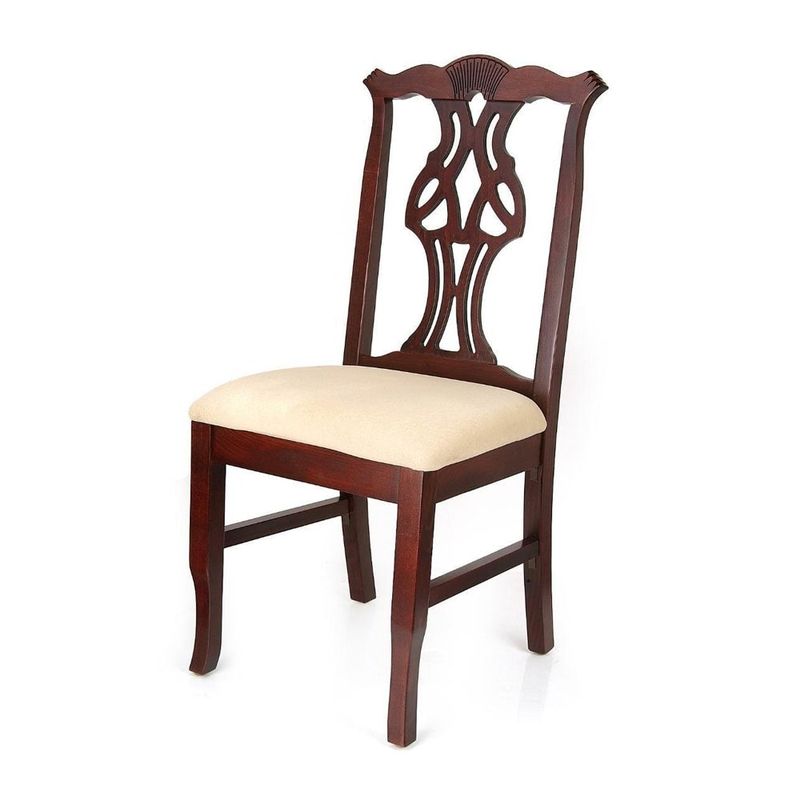 Chippendale Mahogany Dining Chair - Chippendale Dark Mahogany Chair