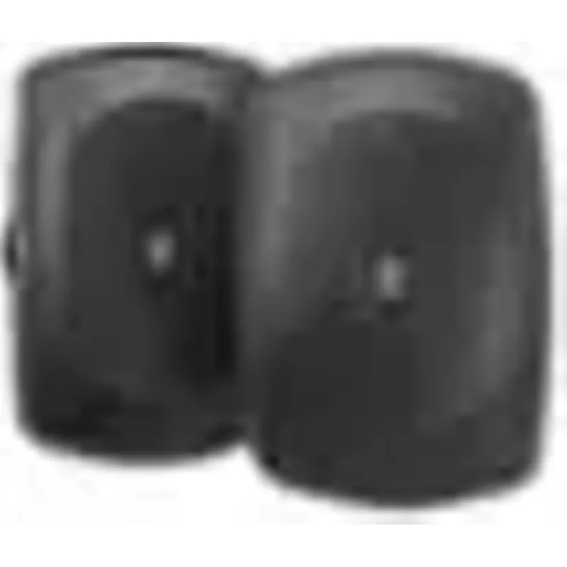 Yamaha - Natural Sound 6-1/2" 2-Way All-Weather Outdoor Speakers (Pair) - Black