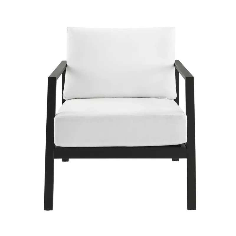 Albin Aluminum Outdoor Single Chair White