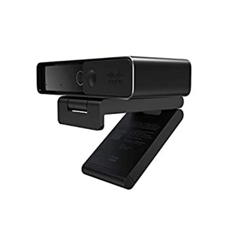 Cisco Webex Desk Camera with up to 4K Ultra HD Video, Dual Microphones, iHDR Enabled Low-Light Performance, Carbon Black, 1-Year...